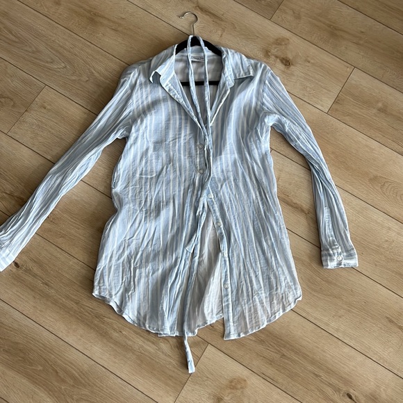 Tops Authentic Greek Linen Beach Cover Up Poshmark